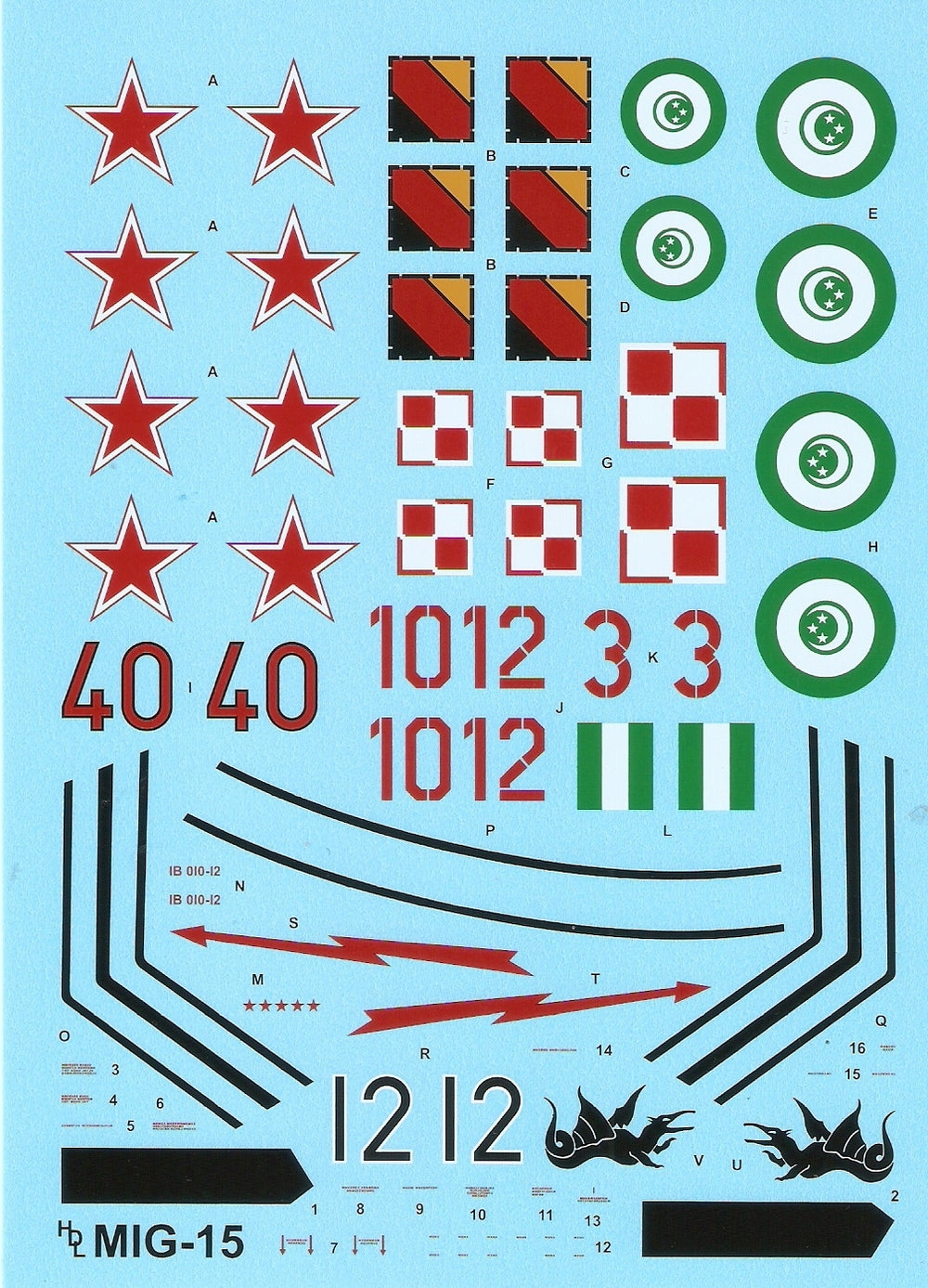 Hi Decal HD48009 1:48 Mikoyan MiG-15