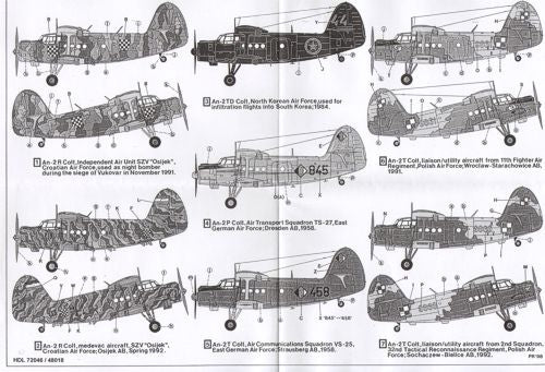 Hi Decal HD48018 1:48 Antonov An-2 'Colt'