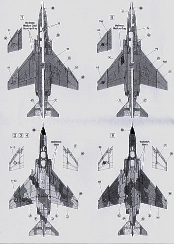 Hi Decal HD48027 1:48 McDonnell RF-4C/F-4E Phantoms