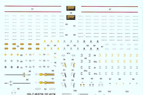 Hi Decal HD48028 McDonnell F-4E/ETM/RF-4ETM Turkish AF 1:48