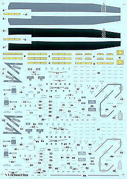 Hi Decal HD72034 1:72 McDonnell-Douglas F/A-18 Hornet Stencil Data