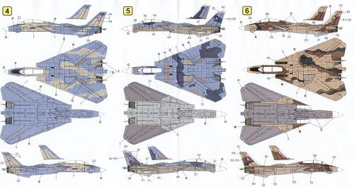 Hi Decal HD72051 1:72 Grumman F-14A Tomcats