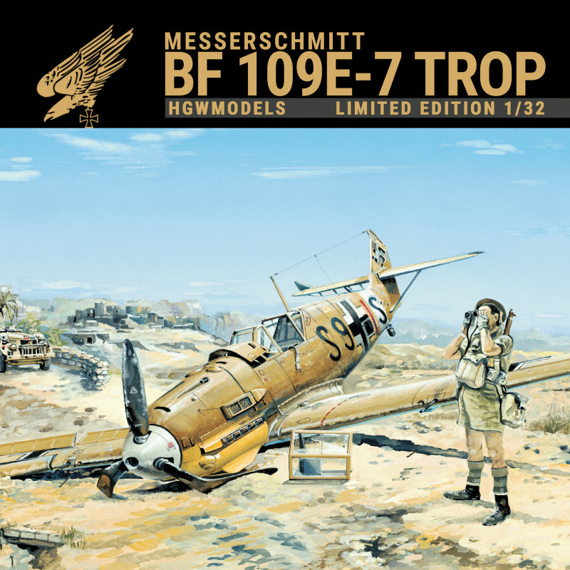 HGW HGW103201 Messerschmitt Bf-109E-7 Trop 1:32