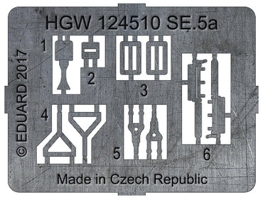 HGW HGW124510 1:24 Royal_Aircraft_Factory S.E.5a pre-cut