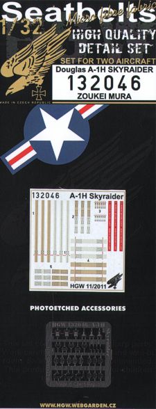 HGW HGW132046 1:32 Douglas A-1H Skyraider seat belt