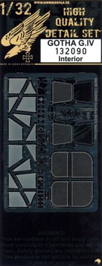 HGW HGW132090 1:32 Gotha G.IV Interior