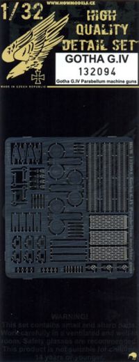 HGW HGW132094 1:32 GOTHA G.IV Parabellum MG
