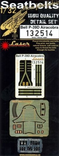 HGW HGW132514 1:32 Bell P-39D Airacobra + seat
