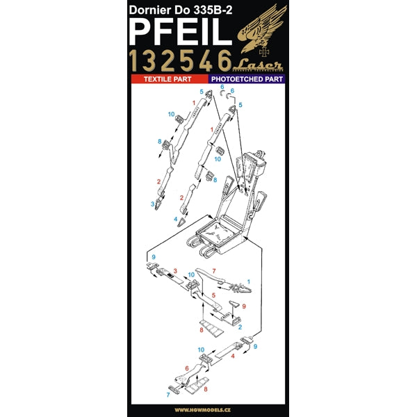 HGW HGW132546 1:32 Dornier Do-335B-2 'Pfeil' 'Zerstorer'