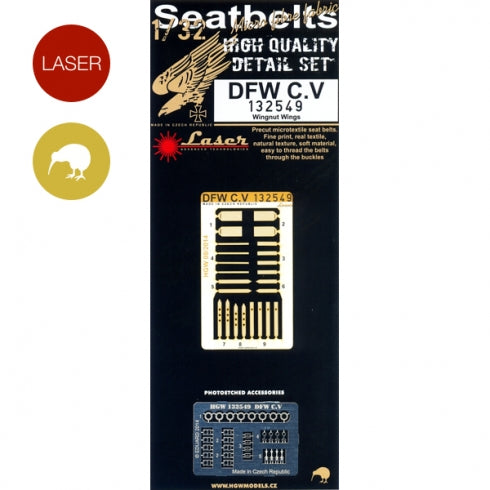 HGW HGW132549 1:32 DFW.CV seatbelts set