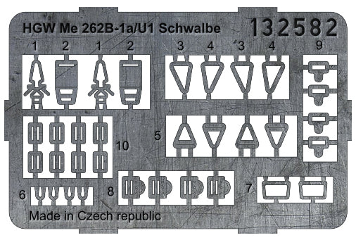 HGW HGW132589 1:32 Messerschmitt Me-262B Schwalbe