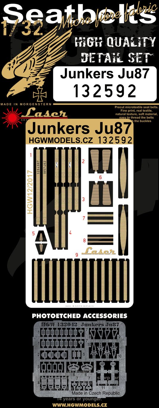 HGW HGW132592 1:32 Junkers Ju-87 'Stuka' pre-cut
