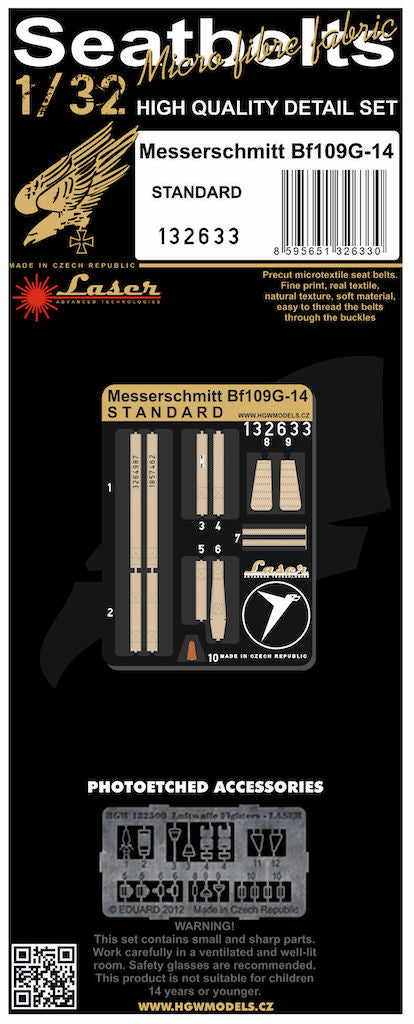 HGW HGW132633 1:32 Messerschmitt Bf-109G-14