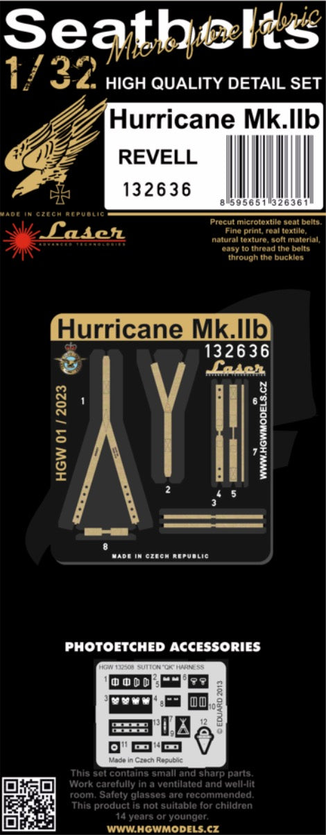HGW HGW132636 1:32 HAWKER HURRICANE MK.IIB