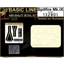 HGW HGW132801 1:32 Spitfire Mk.IXc/Mk.IXe BASIC LINE: seatbelts + masks