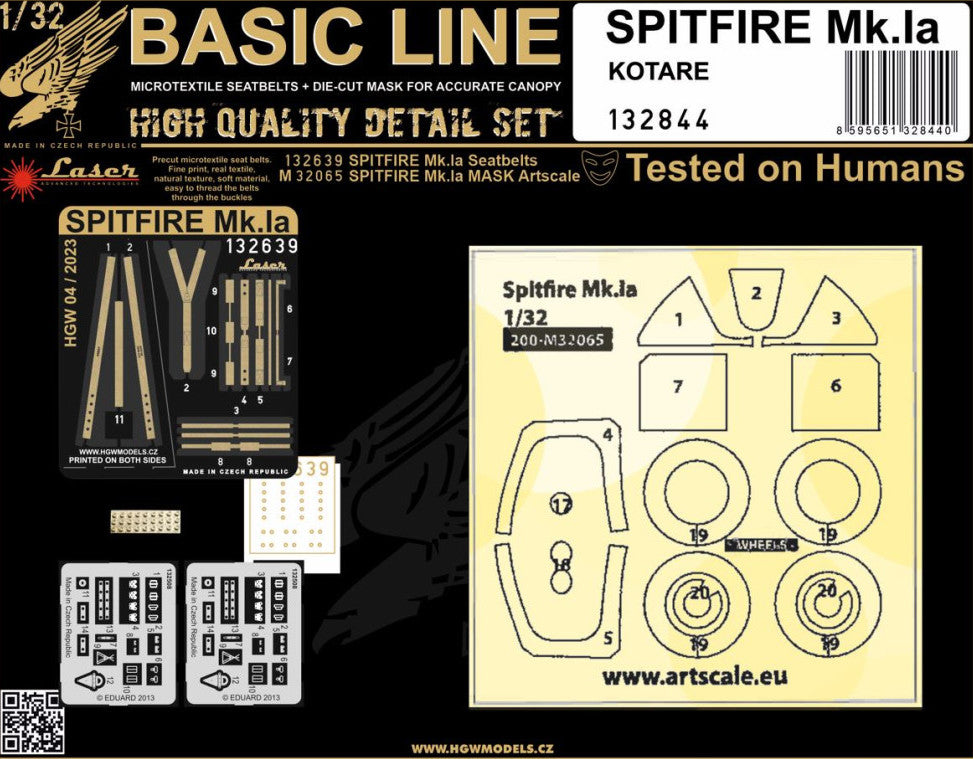 HGW HGW132844 1:32 Supermarine SPITFIRE MK.IA