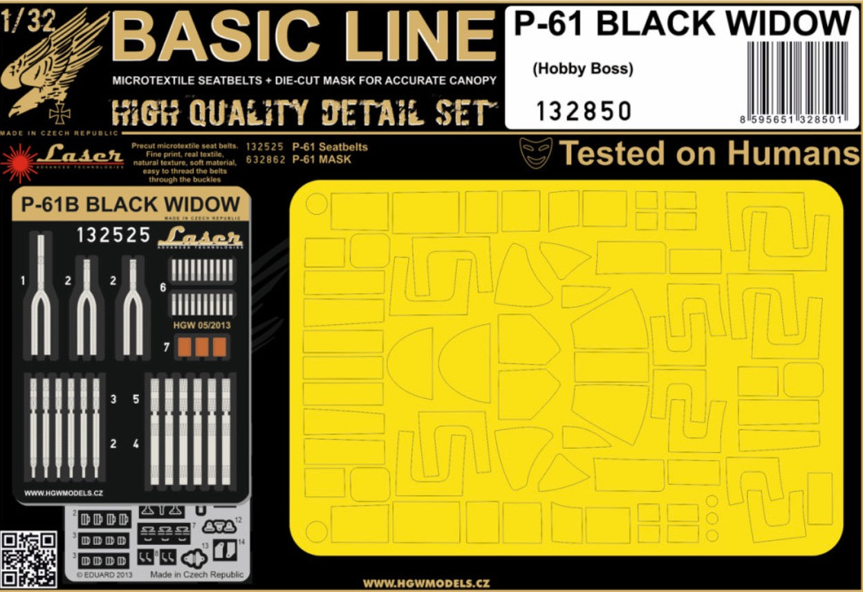 HGW HGW132850 1:32 Northrop P-61B Black Widow