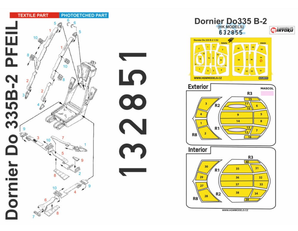HGW HGW132851 1:32 Dornier Do-335B-2 PFEIL
