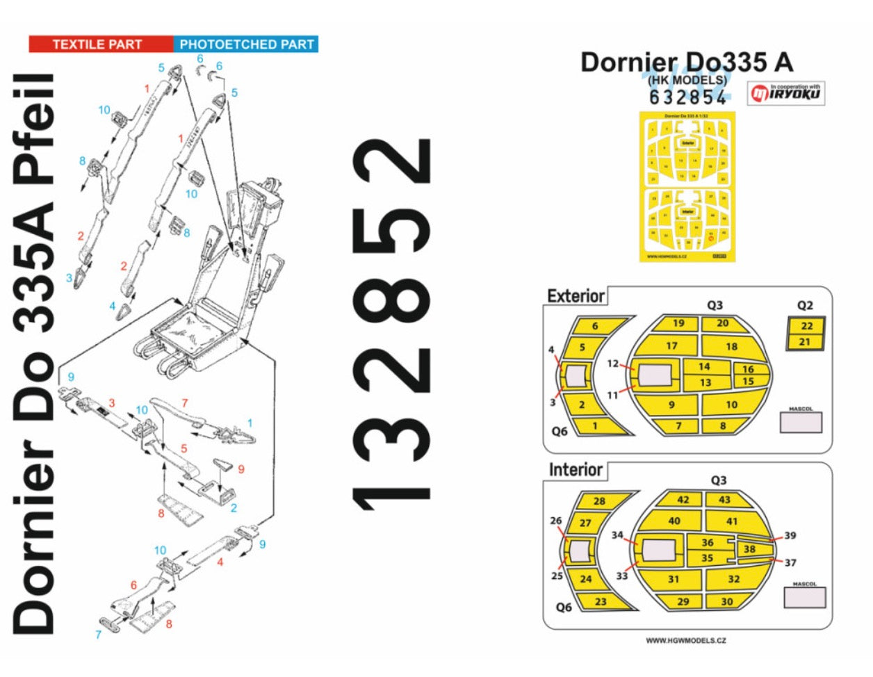 HGW HGW132852 1:32 Dornier Do-335A PFEIL