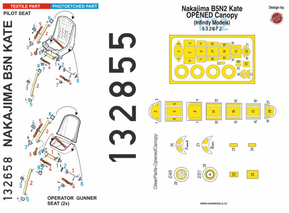 HGW HGW132855 1:32 Nakajima B5N2 Kate