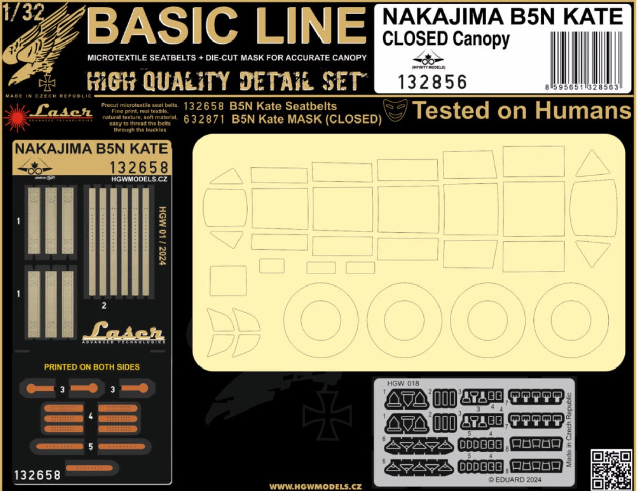 HGW HGW132856 1:32 Nakajima B5N2 Kate