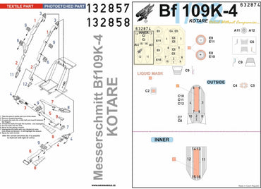 HGW HGW132858 1:32 Messerschmitt Bf-109K-4