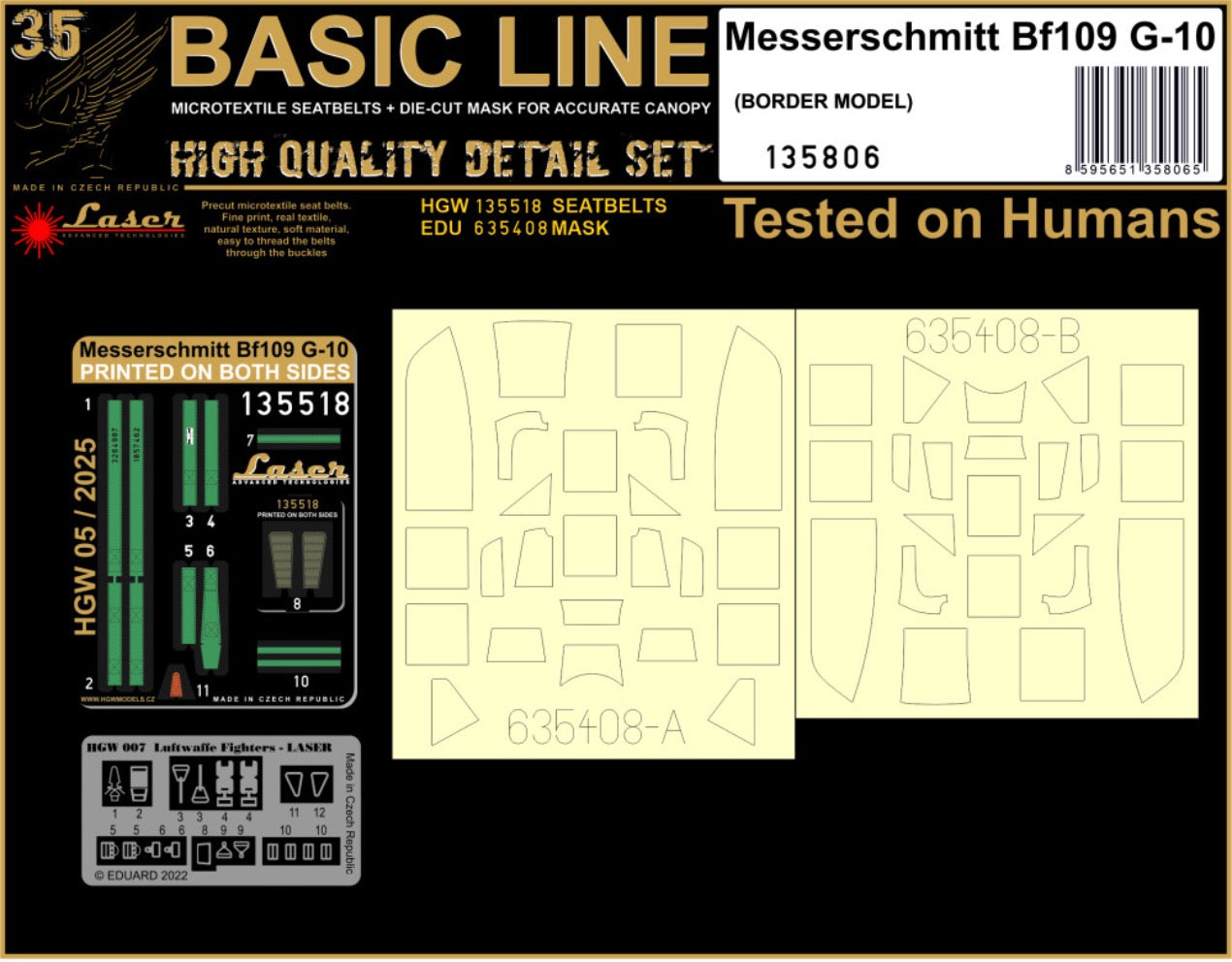 HGW HGW135806 1:35 Messerschmitt Bf-109G-10