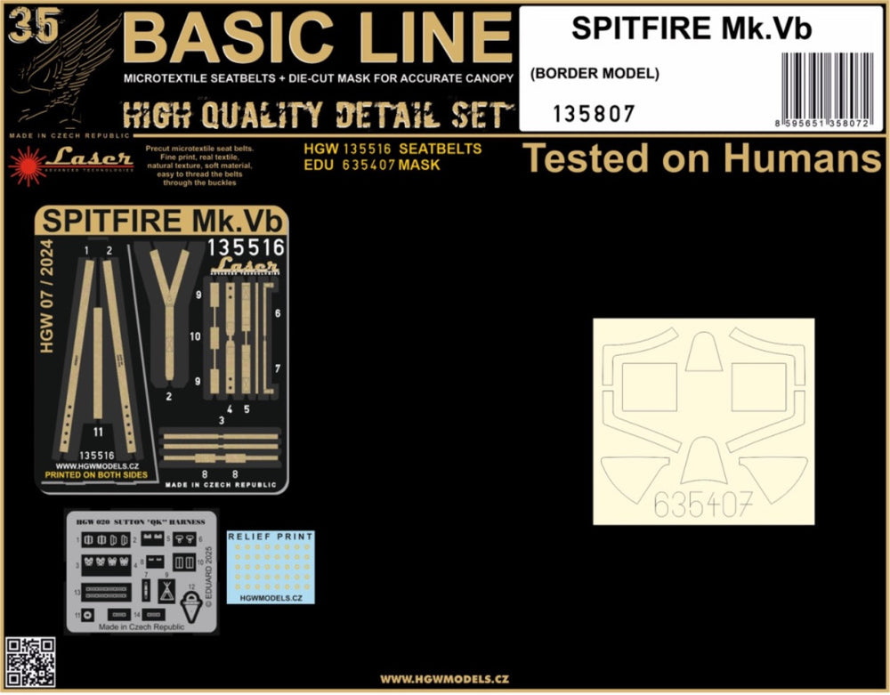 HGW HGW135807 1:35 Supermarine Spitfire Mk.Vb