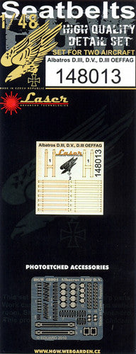 HGW HGW148013 1:48 Albatros D.V, D.Va, D.III, OEFFAG