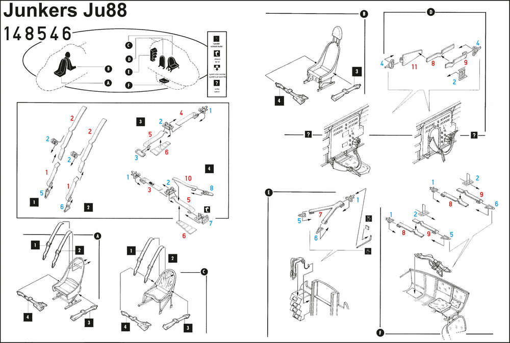 HGW HGW148546 1:48 Junkers Ju-88 pre-cut