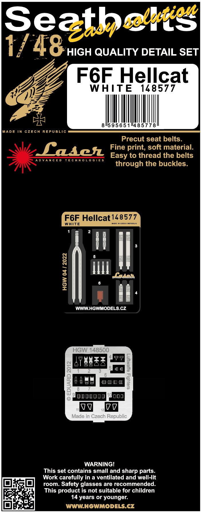 HGW HGW148577 1:48 Grumman F6F-3/F6F-5 Hellcat