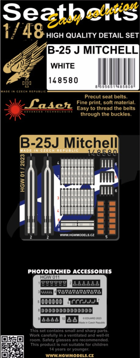 HGW HGW148580 1:48 North-American B-25J MITCHELL