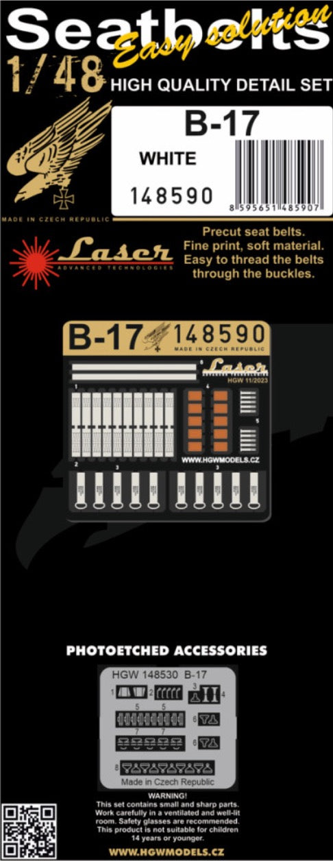 HGW HGW148590 1:48 Boeing B-17F/B-17G