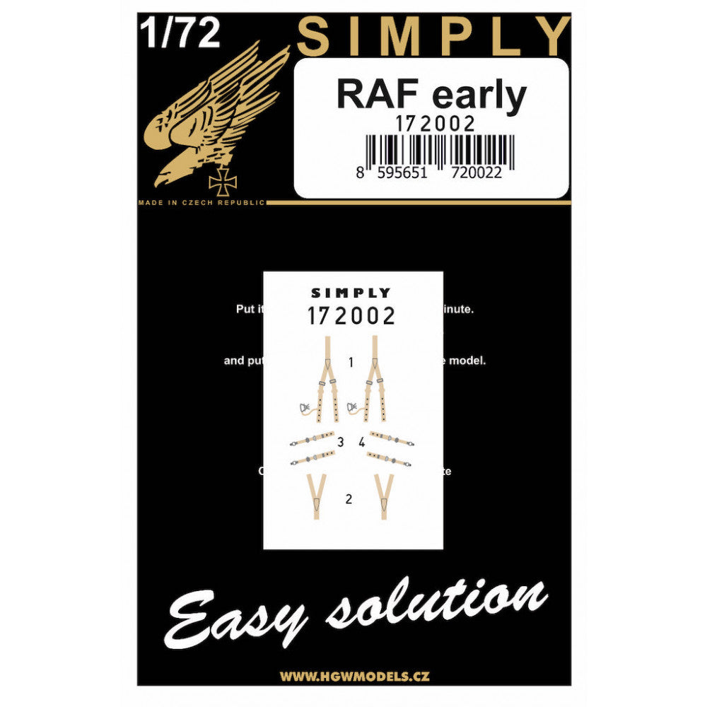 HGW HGW172002 1:72 RAF EARLY