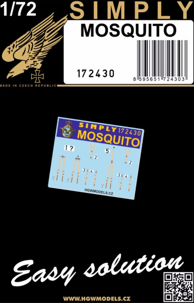 HGW HGW172430 1:72 de Havilland MOSQUITO