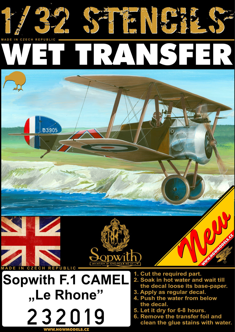 HGW HGW232019 1:32 Sopwith F.1 Camel