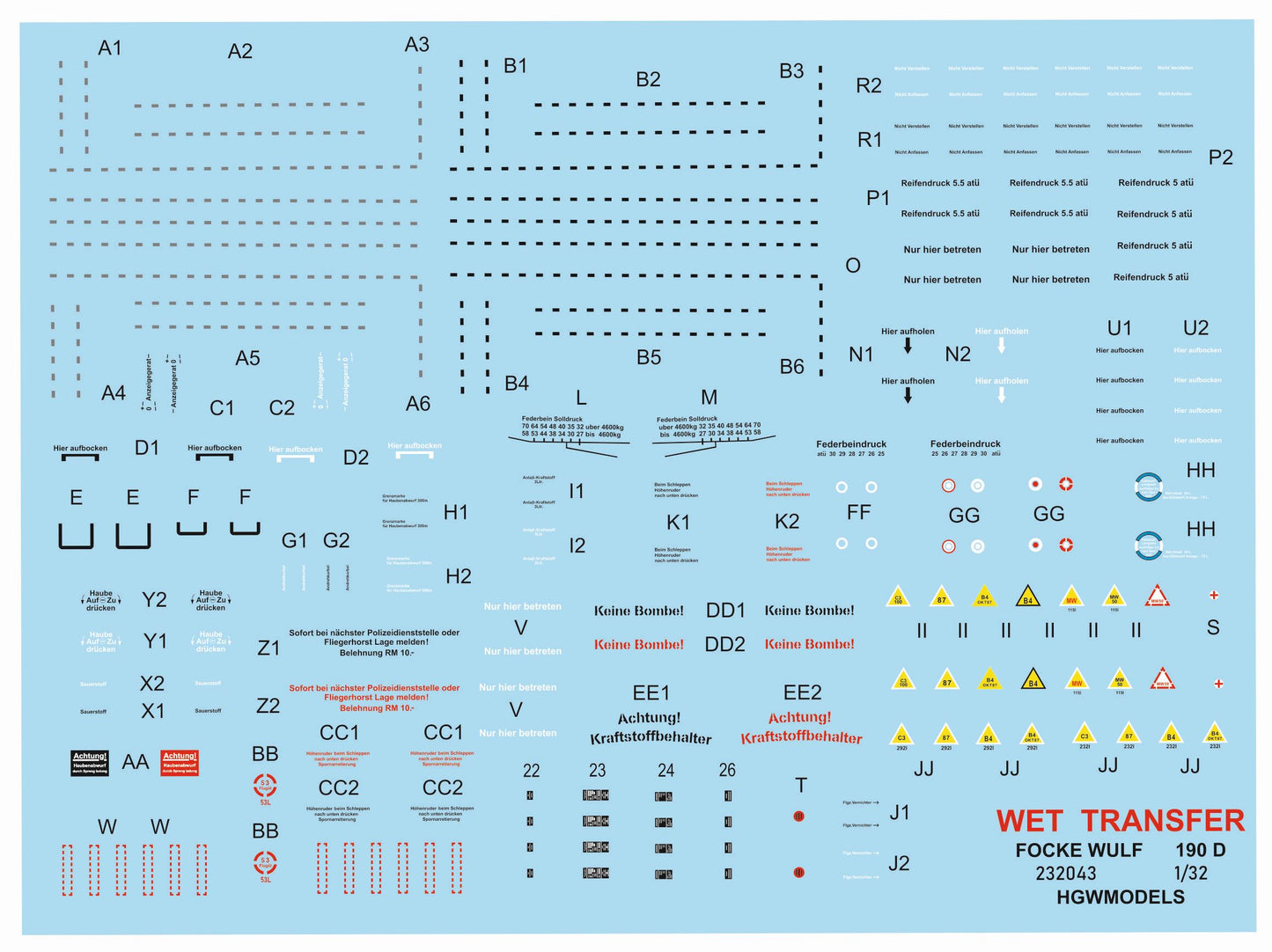 HGW HGW232043 1:32 Focke-Wulf Fw-190D-9