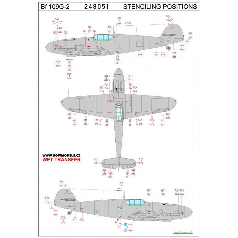 HGW HGW248051 1:48 Messerschmitt Bf-109G-2