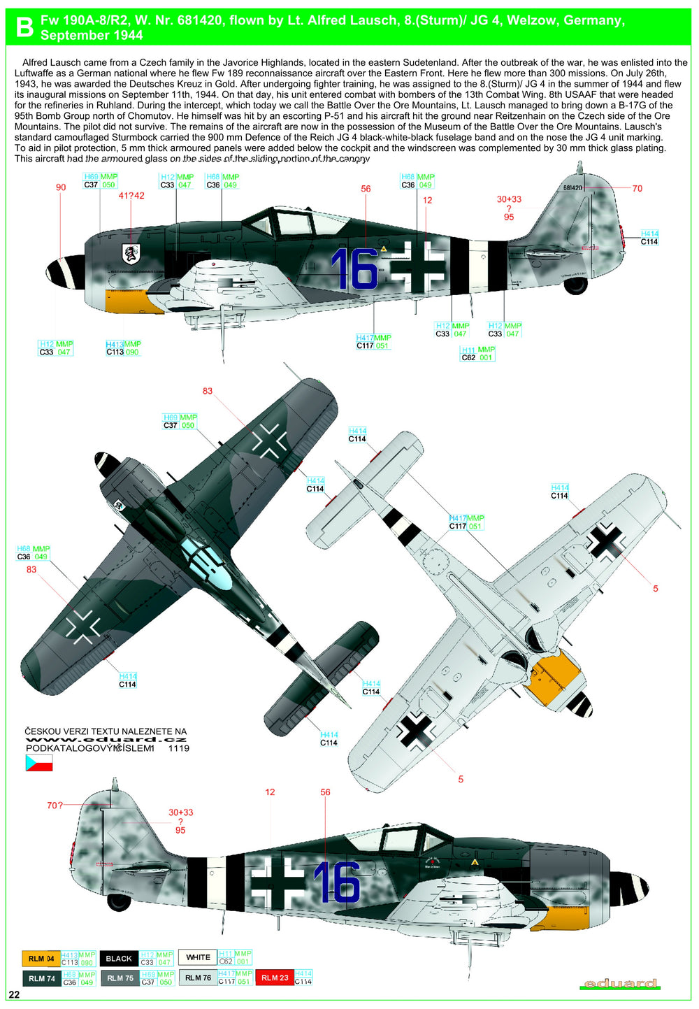 HGW HGW248059 1:48 Focke-Wulf Fw-190A-8/R2