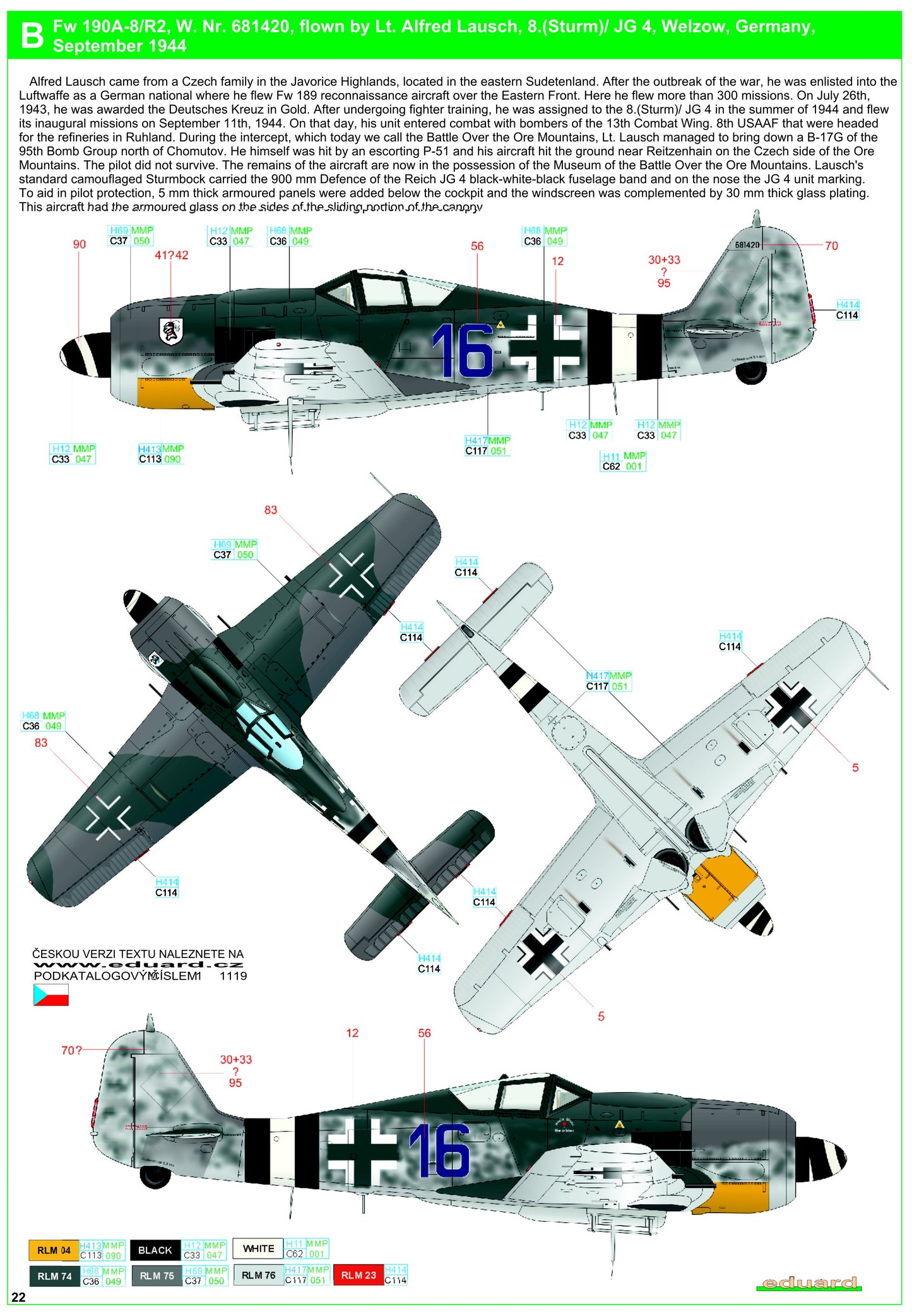 HGW HGW248059 1:48 Focke-Wulf Fw-190A-8/R2