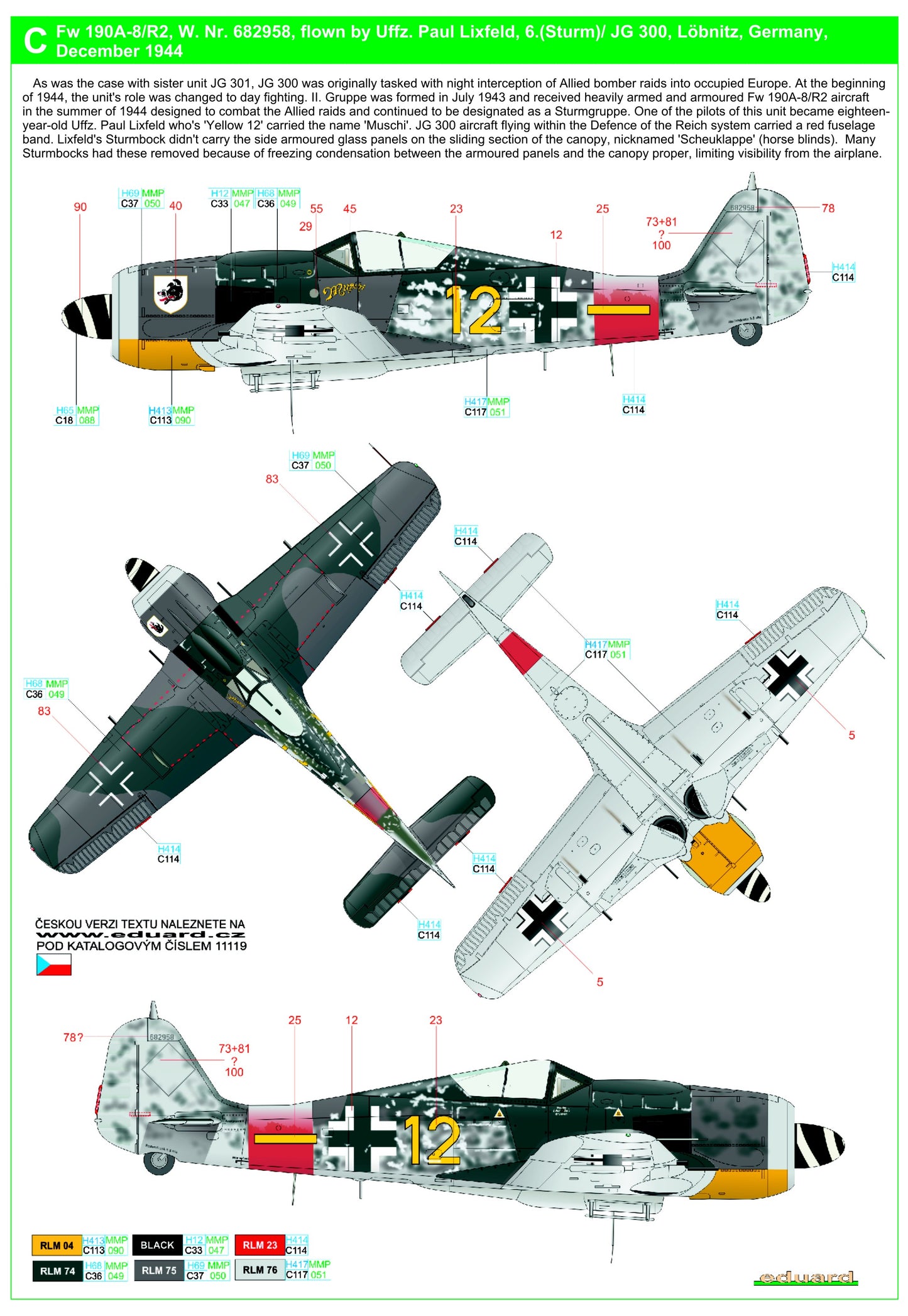 HGW HGW248059 1:48 Focke-Wulf Fw-190A-8/R2