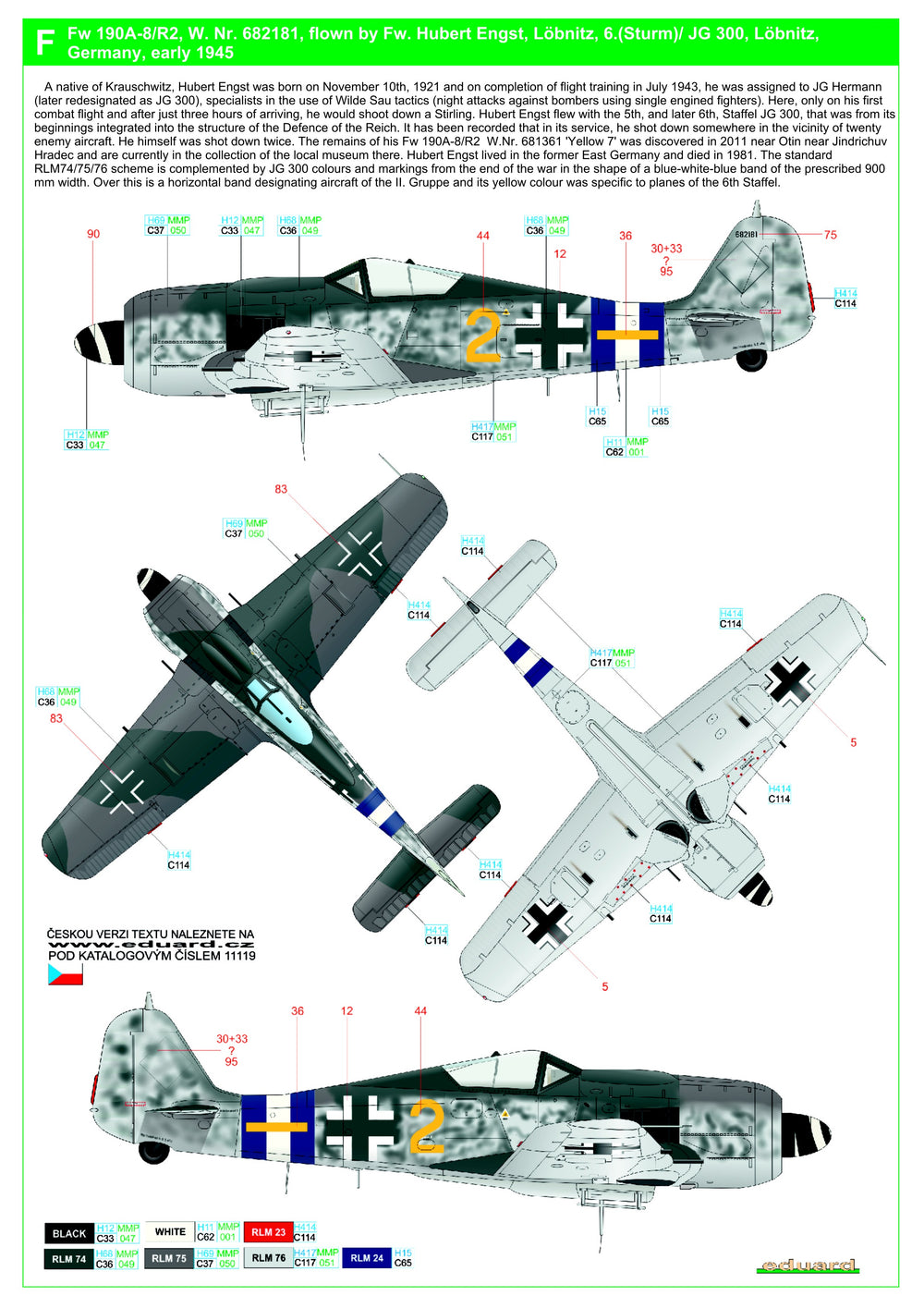 HGW HGW248059 1:48 Focke-Wulf Fw-190A-8/R2