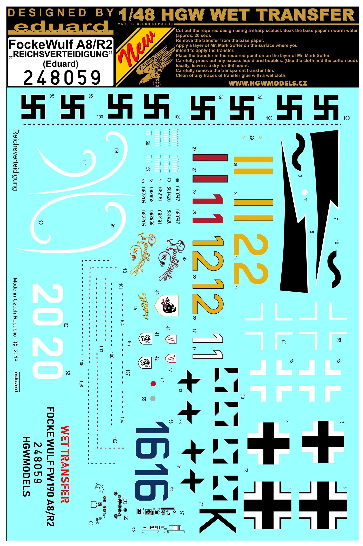 HGW HGW248059 1:48 Focke-Wulf Fw-190A-8/R2
