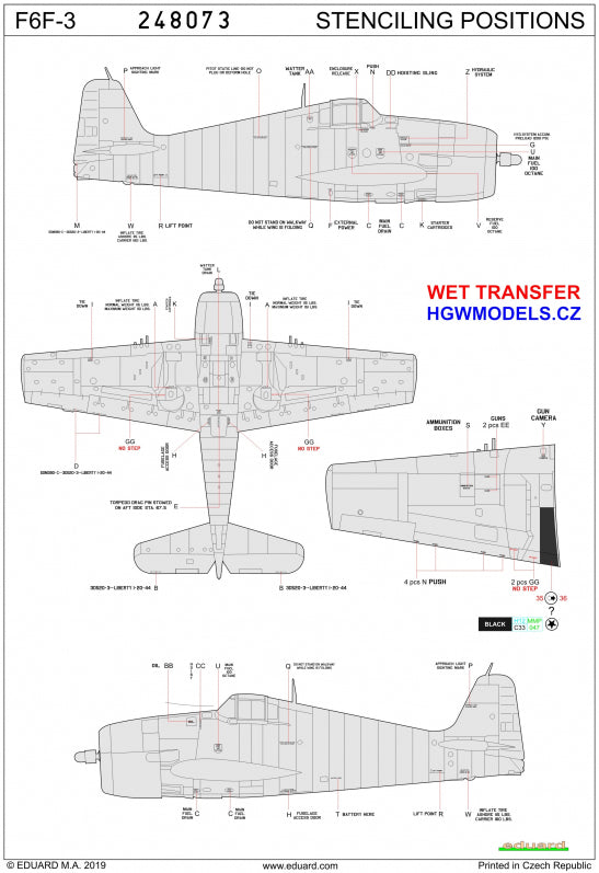 HGW HGW248073 1:48 Grumman F6F-3 Hellcat