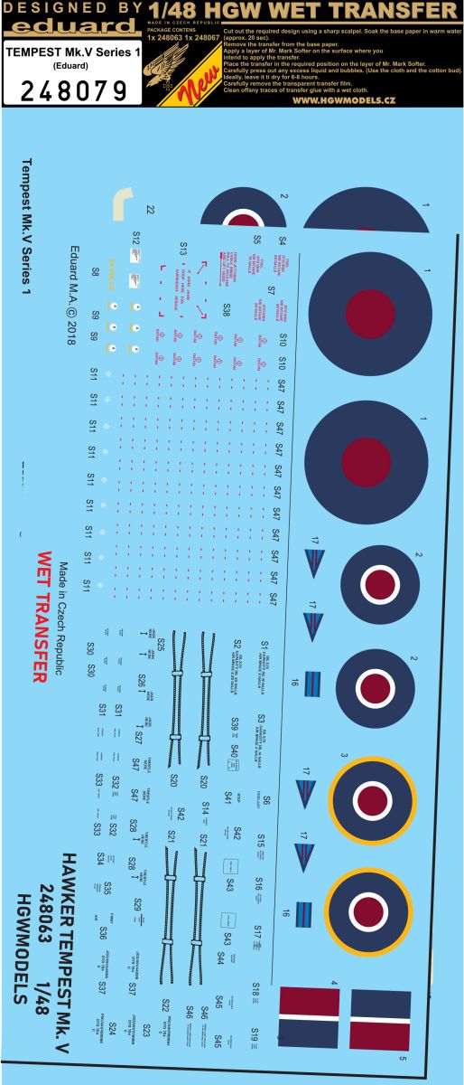 HGW HGW248079 1:48 Hawker Tempest Mk.V Series 1