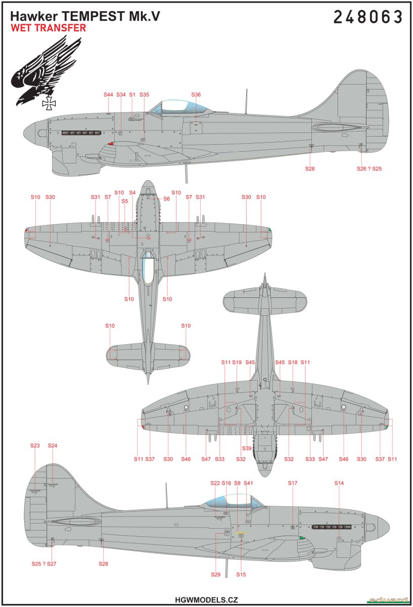 HGW HGW248079 1:48 Hawker Tempest Mk.V Series 1