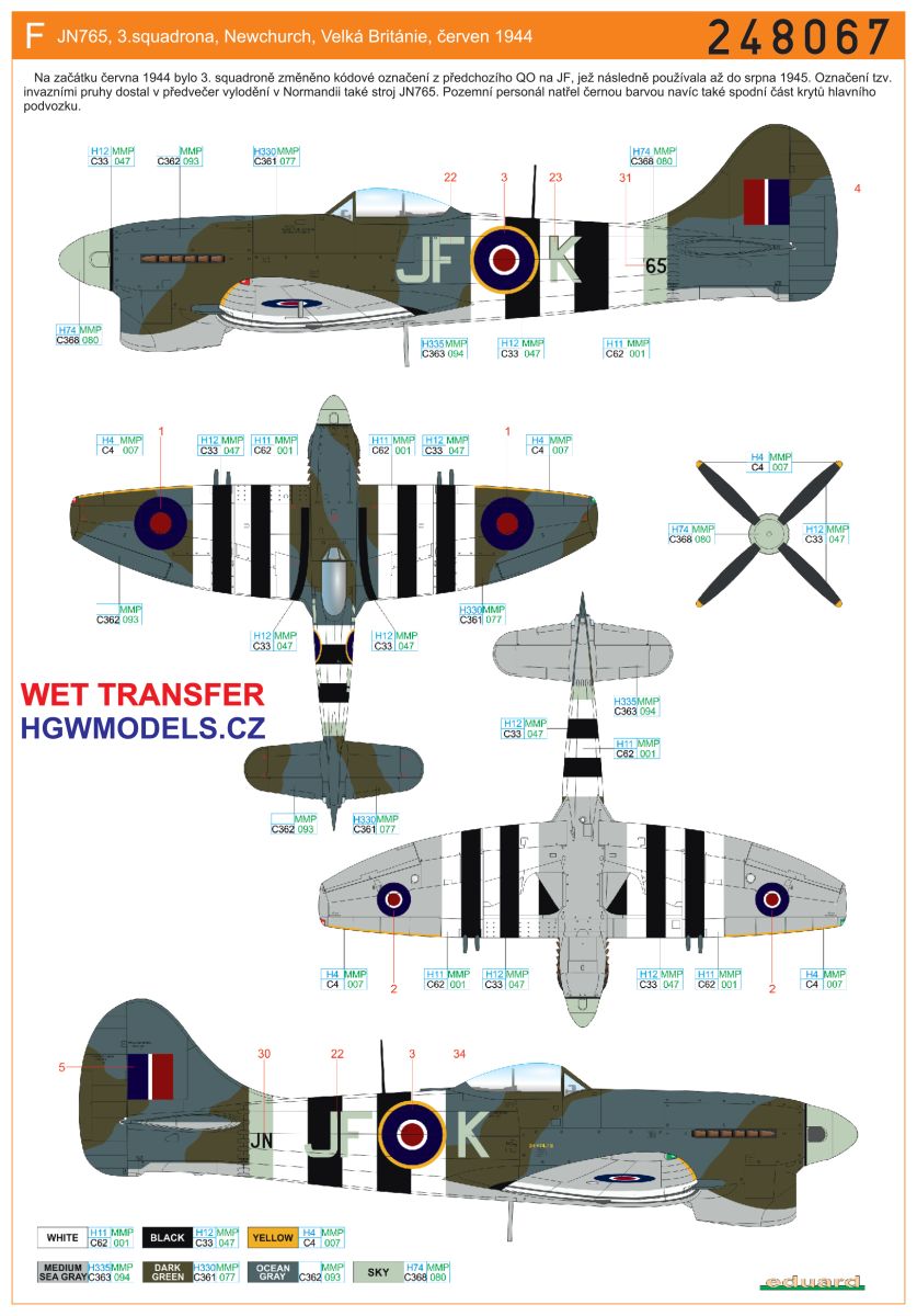 HGW HGW248079 1:48 Hawker Tempest Mk.V Series 1