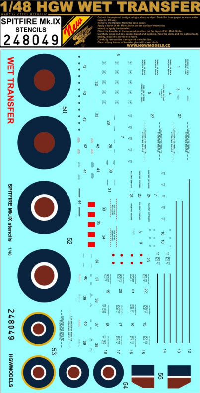 HGW HGW248083 1:48 Supermarine Spitfire Mk.IXC/Mk.IXE