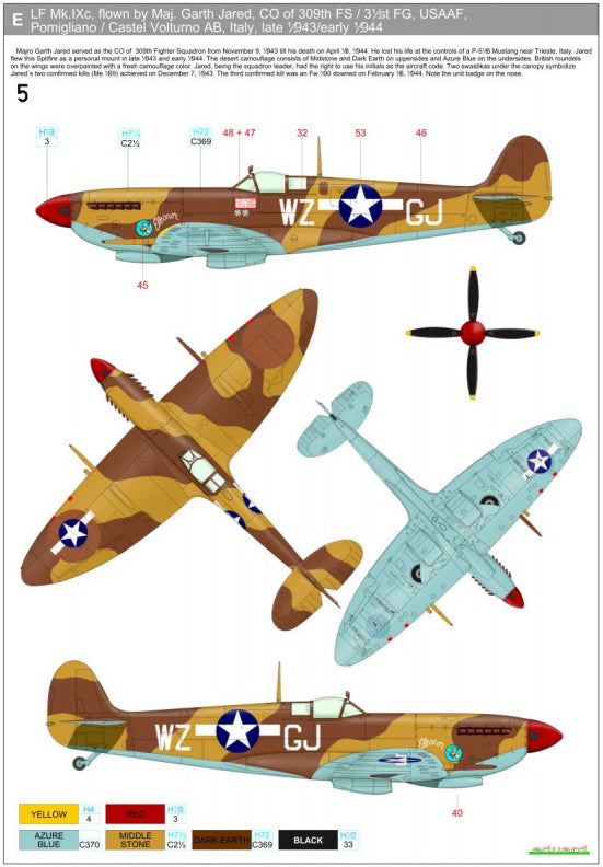 HGW HGW248083 1:48 Supermarine Spitfire Mk.IXC/Mk.IXE