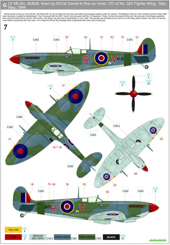 HGW HGW248083 1:48 Supermarine Spitfire Mk.IXC/Mk.IXE